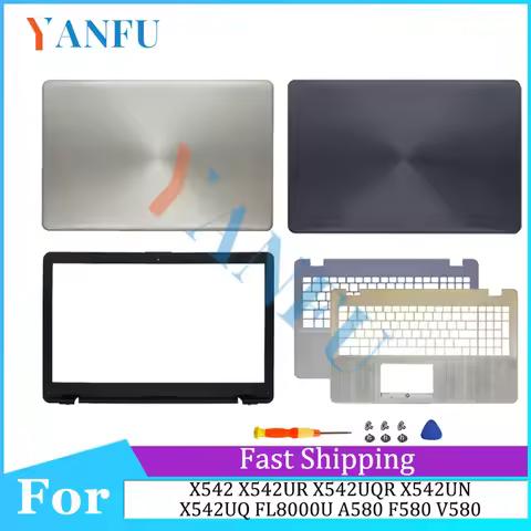 NEW LCD Back Cover Bottom Case Front Bezel For X542 X542UR X542UQR X542UN X542UQ FL8000U A580 F580 V