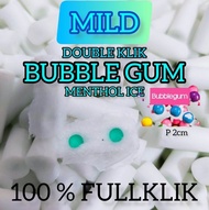 50g Busa filter klik bubble gum menthol ice isi 2 ukuran mild