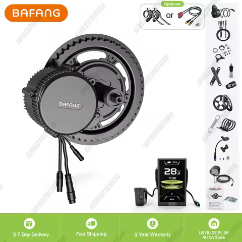 Bafang 48V 750W BBS02B Electric Bicycle Conversion Kits 8fun M315 Mid Drive Motor Bike Fit for BB Si