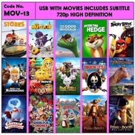 Usb With Movies Animation Includes Subtitle Mov-13 908