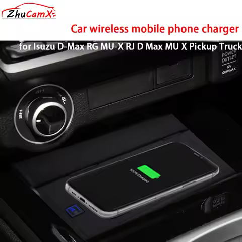 for Isuzu D-Max RG MU-X RJ D Max MU X Pickup Truck Center Console Storage Wireless Mobile Phone Char