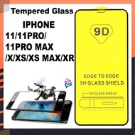 TEMPERED GLASS 5D/6D/9D iphone 11/11PRO/11PRO MAX/XS/XS MAX/XR