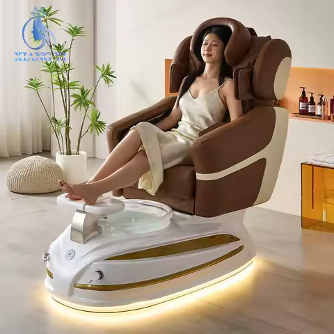Modern Nail Salon Furniture Foot Spa Bathing Electric Massage Pedicure Chair