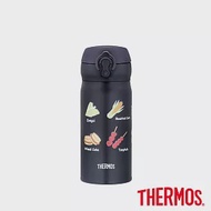 【THERMOS 膳魔師】不鏽鋼輕量彈蓋真空保溫瓶350ml (JNL-352TF-ALB) 特色美食