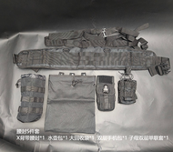 Lightweight Outdoor Photography Equipment Waist Belt Combination Set MOLLE Multi-Functional X Waist