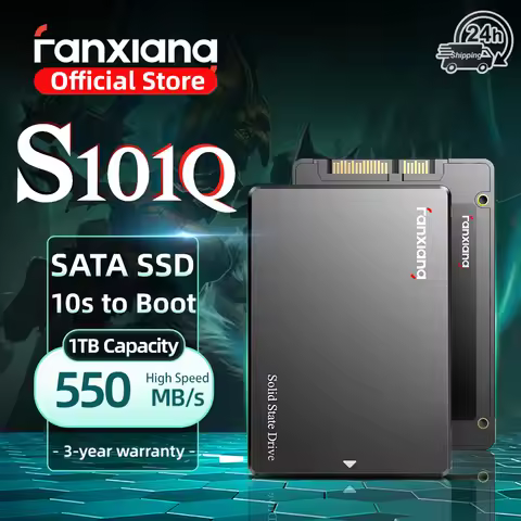 Fanxiang SSD S101Q 2.5 inch SATA SSD 256GB 512GB 1TB 2TB 560MB/s Hard Drive SATA3.0 Internal Solid S
