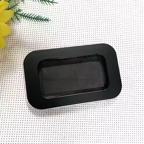 Black Magnetic Needle Suction Box Frosted Needle Suction Box Storage Embroidery Needle and Thread Bo