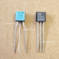 Transistor 2N5551 2N5401 5551 5401 Motorola Semiconductor copper pin