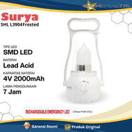 Surya SHL L3904 Lampu Emergency Petromak - Lampu Darurat SHL L3904 FROSTED SMD 40 LED with Dimmer Sw