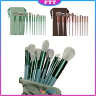 PTT 13 pcs Kuas Make Up Set Lengkap Pouch Lembut Set Kosmetic Brush Makeup 13 IN 1 Powder Eye Shadow