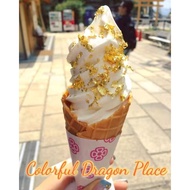 Edible gold leaf paper cylinder | Eatable gold leaf spinning (paper cylinder) type gold leaf gold po