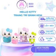 Set of 4 Hello Kitty cats to decorate cakes, cats to decorate birthdays