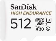 SANDISK High Endurance Video microSDXC Card with Adapter for Dash Cam and Home Monitoring Systems -