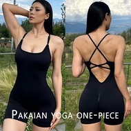 One-piece yoga clothes/fitness clothes/tight sportswear/women's yoga clothes