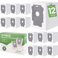 12 Pek Beg Vakum Gantian, Serasi dengan Irobot Roomba j7 j9 i3 i7 s9 i4 i8 j8 i6 i5 j6 i3+ i1+ i4+ i