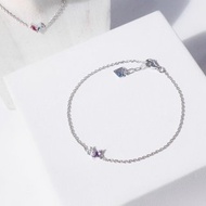 紫水晶手鍊白色 Popaz Amethyst White topsz 迷你心形手鍊 B083
