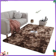 Home Tie-Dye Carpet Bedroom Long Plush Carpet Modern Simple Carpet Mat