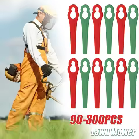 90-300PCS Grass Trimmer Plastic Blade Replace Parts Brush Cutter Head Blades 85mm for Ferrex Aldi FA