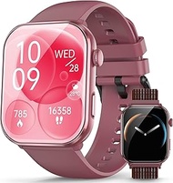 Blackview Men's Smartwatch, 1.96 Inch HD AMOLED Smart Fitness Watch, Make and Answer Calls/112+ Spor