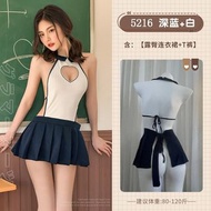 情趣內衣sexy lingerie 性感短裙制服學生套裝 5216