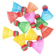 12 Pcs Air Badminton Shuttle Plasticard Professional Shuttlecock Outdoor Shuttlecocks Shuttlecocks Kids