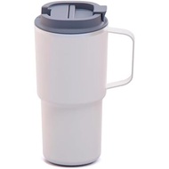 asobu Black 22oz Nitro Tumbler, Ceramic-Lined Insulated Travel Mug with Puramic™ Finish - Easy-carry