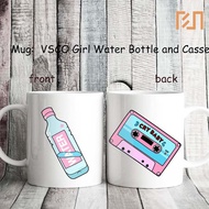 VSCO Mug Water Bottle and Cassette Tape Icon
