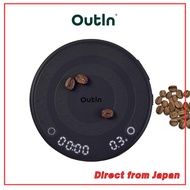 OutIn Claro Portable Coffee & Espresso Scale – 2kg/0.1g, Multi-Mode, Timer, Rechargeable, Travel Cas