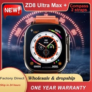 ZZOOI New ZD8 Ultra Max + Smart Watch Series 8 49mm 520*585 2.2 inch BT Call NFC ECG Compass IP68 Waterproof ZD8UM plus Smartwatch Men