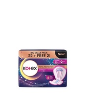KOTEX TOTAL PROTECTION OVERNIGHT 35CM WING 22S+2S