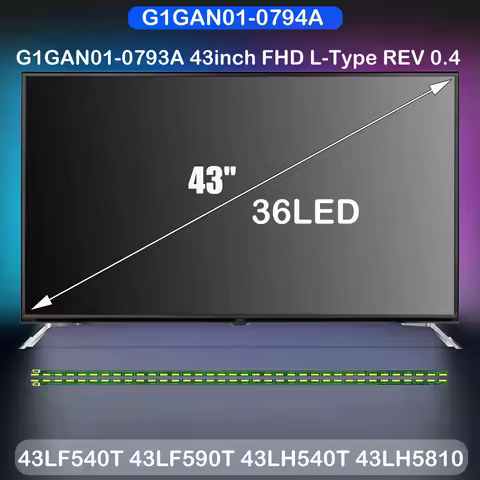 LED backlight Strips For 43LF5900 43LF590V 43LF632V 43LH541V 43LH541V-ZD 43LH560V 43LX310-CA 43UF630