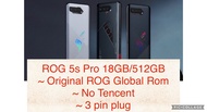 ROG Phone 5s Pro Original Global Rom (non Tencent) 3 pin plug