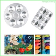 RAN Paint Mixing Palette 6Well 10Well 12Well Paint Tray Round Sqaure Metal Palette