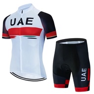 UAE Clothing Sets Summer Mountain Bike Shirt Bicycle Mtb Set Pants Mens Cycling Jacket
