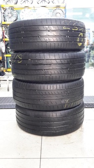 USED TYRE SECONDHAND TAYAR CONTINENTAL CONTACT MC5 235/55R18 65% BUNGA PER 1PC