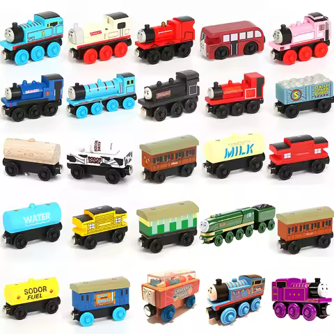 Wooden Thomas and Friends Train Model Wooden Track Dedicated Train Toys for Kids 2 To 4 Years Old Ki