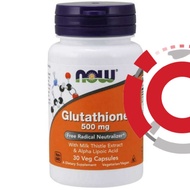 Now FOODS GLUTATHIONE 500MG 500MG 30 CAPS