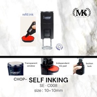 chop self inking / refill ink stamp / fancy stamp / corporate refill ink chop