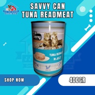 SAVVY CAN TUNA READMEAT 400GR