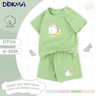 Dokma Children's Short-Sleeved Shirt Set DT119 American Cotton Fabric (6-9M 9-12M 12-18M 18-24M 24-3