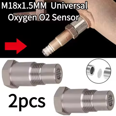 2PCS M18x1.5MM Car Universal Oxygen O2 Sensor Spacer Adapter Car Accessorie Engine Light Adapter Bun