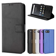 Fashion Diamond Flip Cover BlackBerry Key 2 KEY2 Wallet Case BlackBerry BBF100 Lanyard PU Leather Ca