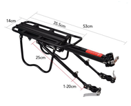 T2P Food Delivery Bicycle Rack Side Quick Release Rear Rack For Bicycle Adjustable Bike Luggage Carg