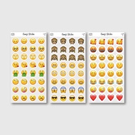 96pcs Emoji Sticker Sheets