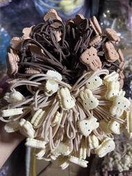 Combo 10- 50 Dây buộc tóc gấu nâu làm quà tặng cực chất