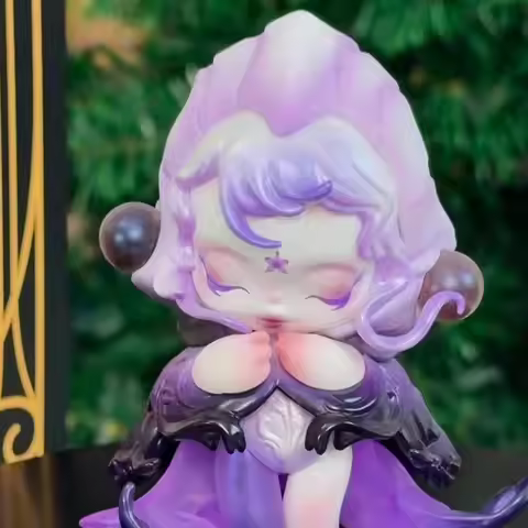 POP MART SKULLPANDA Petals in Four Acts Series Blind Box Mystery Figurine Home Desktop Ornament Genu