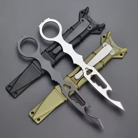 2026 New EDC Fixed Blade Knives Outdoor Neck Knife With Sheath Small Pocket Knifes Tools