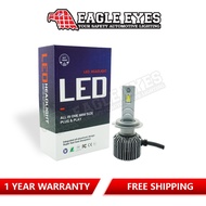 Car LED Headlight Bulb 6000K CSP LED 6000LM H1 H4 H7 H8 H9 H11 HB3 HB4 9012 D2H LED Lampu Depen Kere