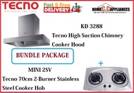 TECNO HOOD AND HOB FOR BUNDLE PACKAGE ( KD 3288 &amp; MINI 2SV ) / FREE EXPRESS DELIVERY