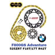 REGINA Sprocket Set BMW F800GS Advanture part sprocket 525 ZRP Spoket ZRING Accessories Motor